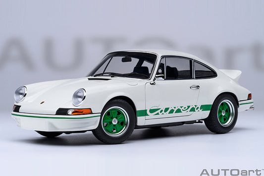 78031 PORSCHE 911 CARRERA 2.7 RS (GRAND PRIX WHITE/GREEN STRIPES)