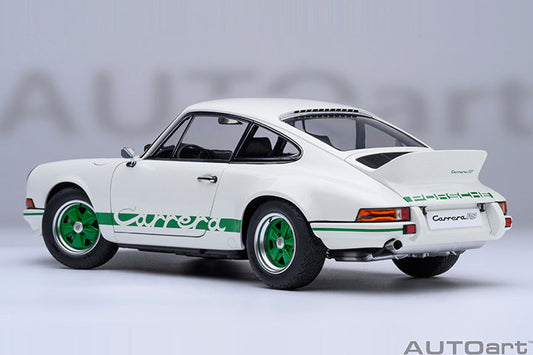 78031 PORSCHE 911 CARRERA 2.7 RS (GRAND PRIX WHITE/GREEN STRIPES)